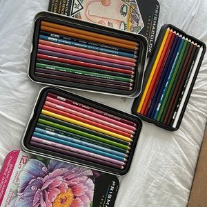 Prismacolor 36 count color pencil set and color book